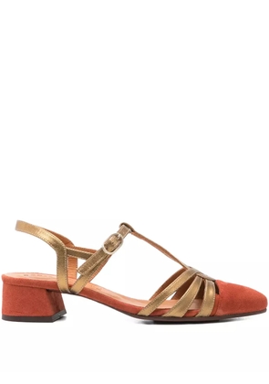Chie Mihara 40mm T-bar heeled pumps - Orange