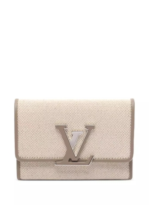 Louis Vuitton Pre-Owned 2021 canvas leather wallet - Neutrals