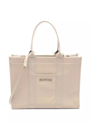 Balenciaga Pre-Owned 2010s leather tote bag - Neutrals