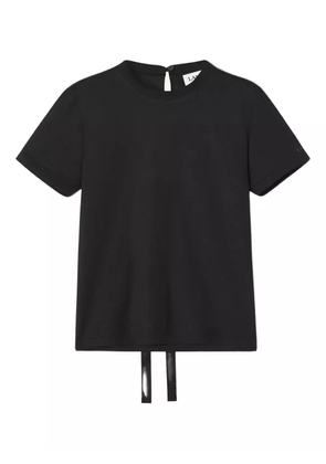 Lanvin tie-back cotton T-shirt - Black