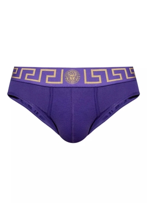 Versace Greca-detail briefs - Purple