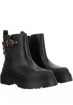 PINKO Love Birds-detail boots - Black