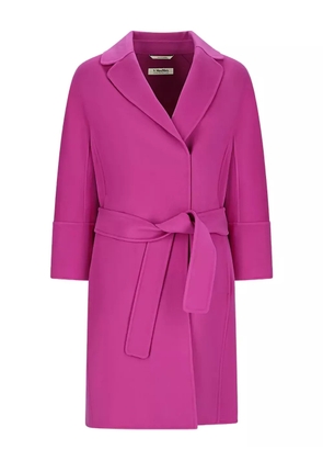 'S Max Mara Arona belted wool coat - Pink