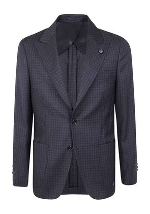 Lardini houndstooth-pattern blazer - Grey