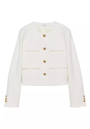 P.A.R.O.S.H. buttoned flap-pockets jacket - White