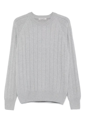 Fileria ribbed crew-neck sweater - Grey