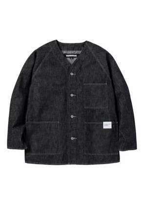 Neighborhood raglan-sleeve denim jacket - Black