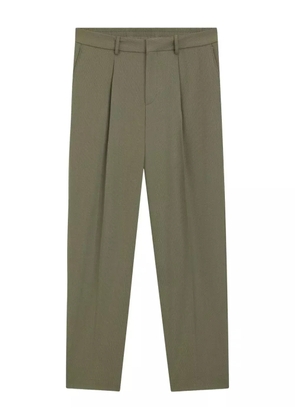 BOSS pleated tapered trousers - Green