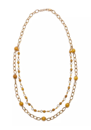 MALIPARMI beaded necklace - Yellow
