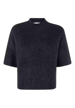 Antonelli high-neck alpaca sweater - Black