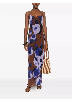 Patrizia Pepe floral-print dress - Brown