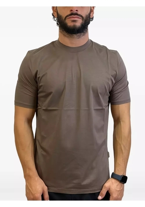 YES LONDON round-neck short-sleeve T-shirt - Brown