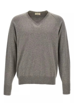 Ma'ry'ya V-neck raglan-sleeve sweater - Grey