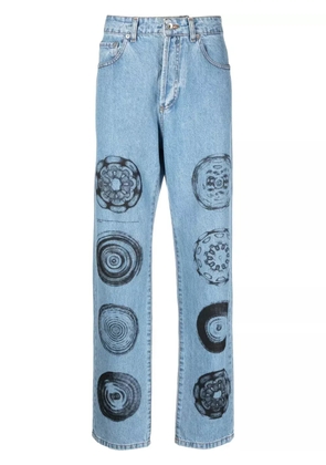 MSFTSrep Vibrations straight-leg jeans - Blue