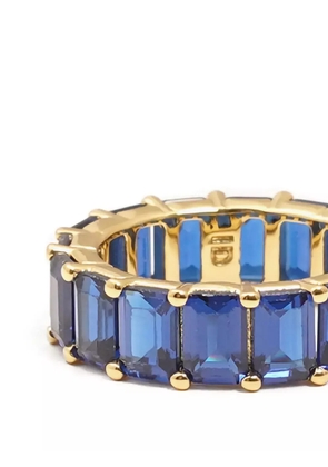 Izabel Display zirconia-embellishment ring - Blue