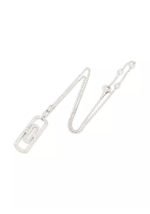 Bvlgari Pre-Owned 10s 18K white gold Parentesi diamond necklace - Silver