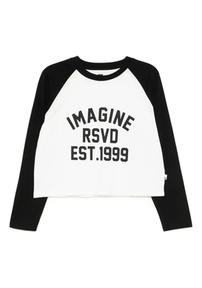 izzue slogan-print cotton T-shirt - Black