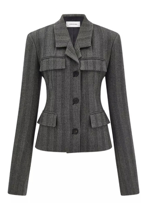 Ferragamo flap-pockets blazer - Black