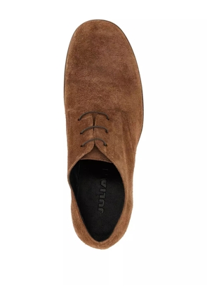 Julian suede-leather lace-up shoes - Brown