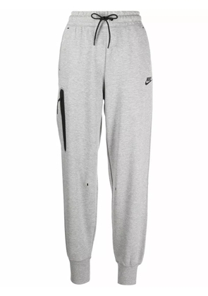 Nike zip-pocket drawstring joggers - 063 DARK GREY HEATHER/BLACK