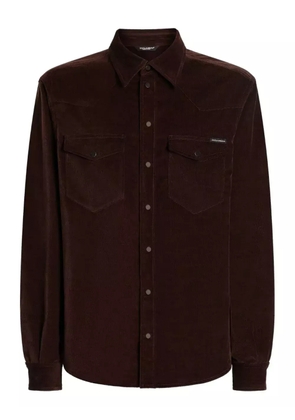 Dolce & Gabbana two-pockets shirt - Brown