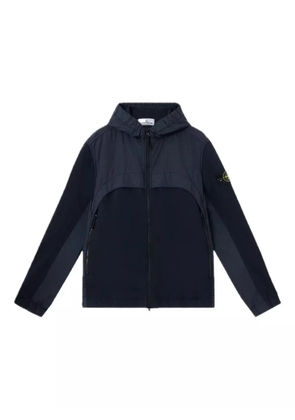 Stone Island hooded panelled jacket - Blue