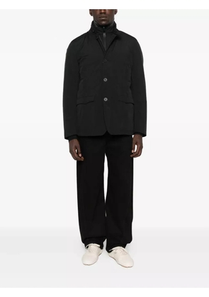 Herno button-fastening stand-collar jacket - Black