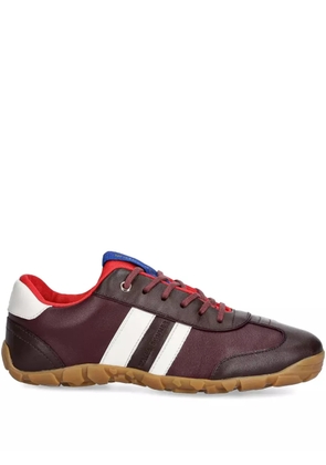 Wales Bonner leather stripe sneakers - Purple