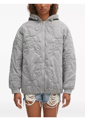 Fiorucci quilted hoodie - Grey