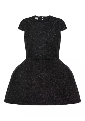 Moschino balloon short-sleeved mini dress - Black