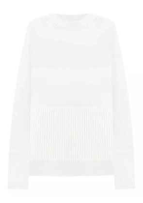 DONDUP ribbed-hem sweater - White