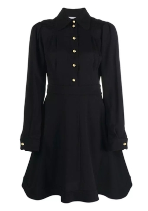 Moschino A-line mini shirt dress - Black