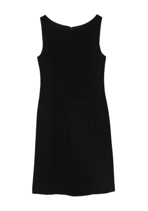 Emporio Armani sleeveless boat-neck dress - Black