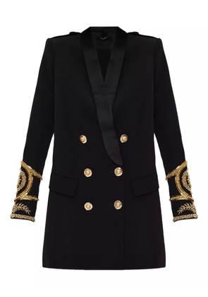 Balmain embellished double-breasted dress - Black