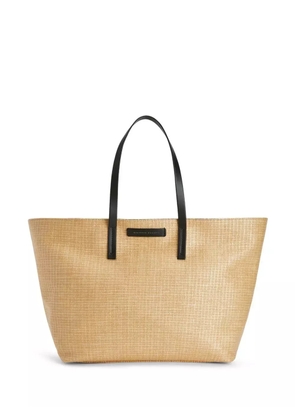 Giuseppe Zanotti raffia tote bag - Neutrals