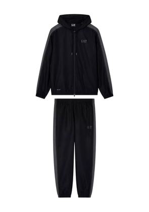 Ea7 Emporio Armani logo-print tracksuit - Black