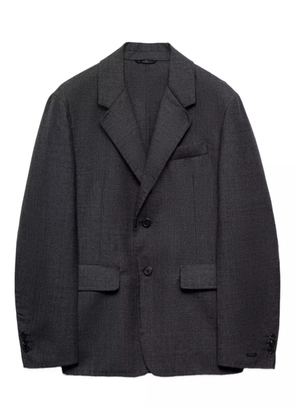 Prada two-button notch-lapel blazer - Grey