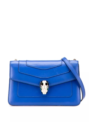 Bvlgari Pre-Owned 2021-2025 Small Leather Serpenti Forever Chain crossbody bag - Blue