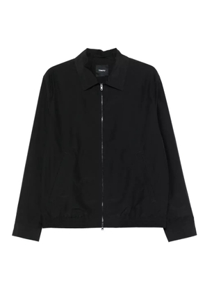 Theory zip-up shirt jacket - Black
