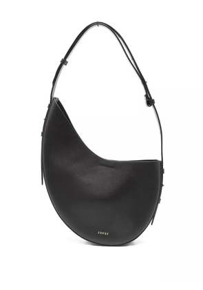 Soeur Wino crescent sheepskin shoulder bag - Black