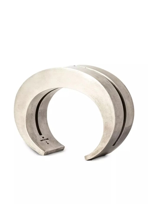 Parts of Four Crescent Crevice bracelet - Silver