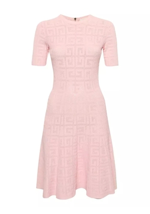 Givenchy Pre-Owned monogram flared dress - Pink
