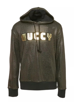 Gucci Pre-Owned logo-print hoodie - Black