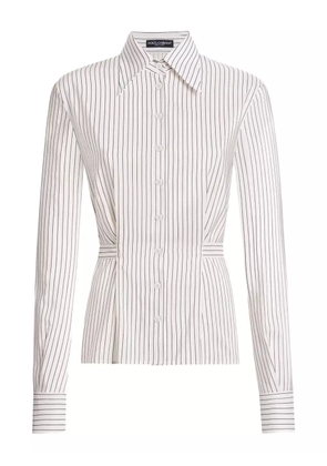 Dolce & Gabbana striped shirt - White