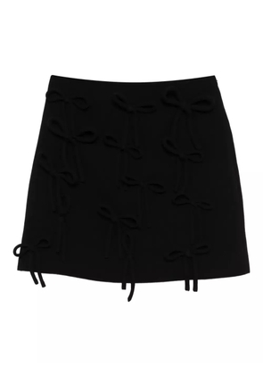 MSGM bow-embellished skirt - Black