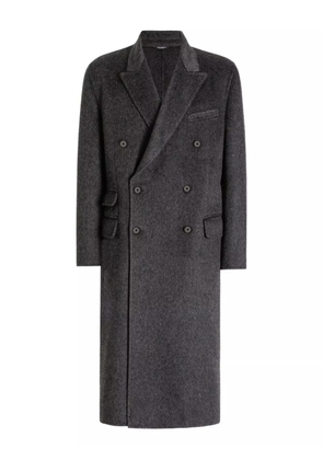 Dolce & Gabbana double-breasted wool coat - Grey