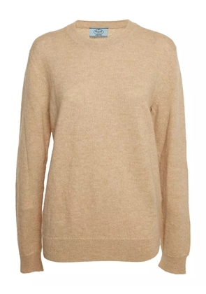 Prada Pre-Owned crew-neck sweater - Neutrals