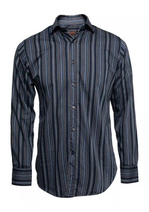 Etro Pre-Owned striped shirt - Blue