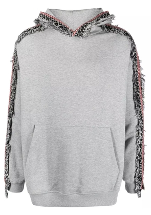 RITOS embroidered-detail hoodie - Grey