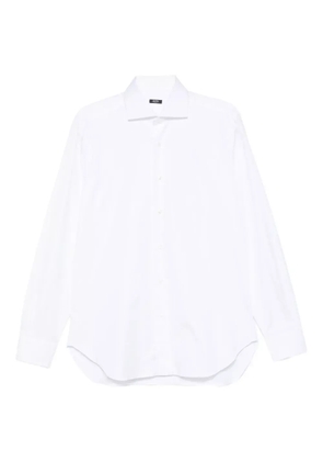 Barba long-sleeve button-down shirt - White